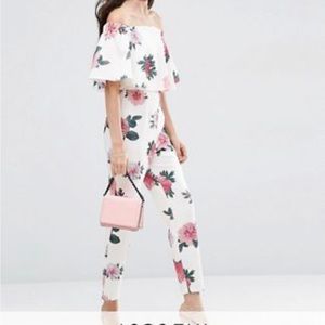 Asos floral jumpsuit